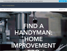 Tablet Screenshot of handymancall.com